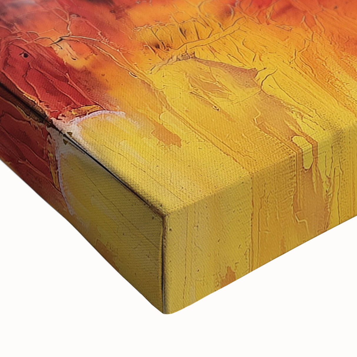 Bold Burnt Orange Form – Earthen Harmony Neutral Abstract Prints
