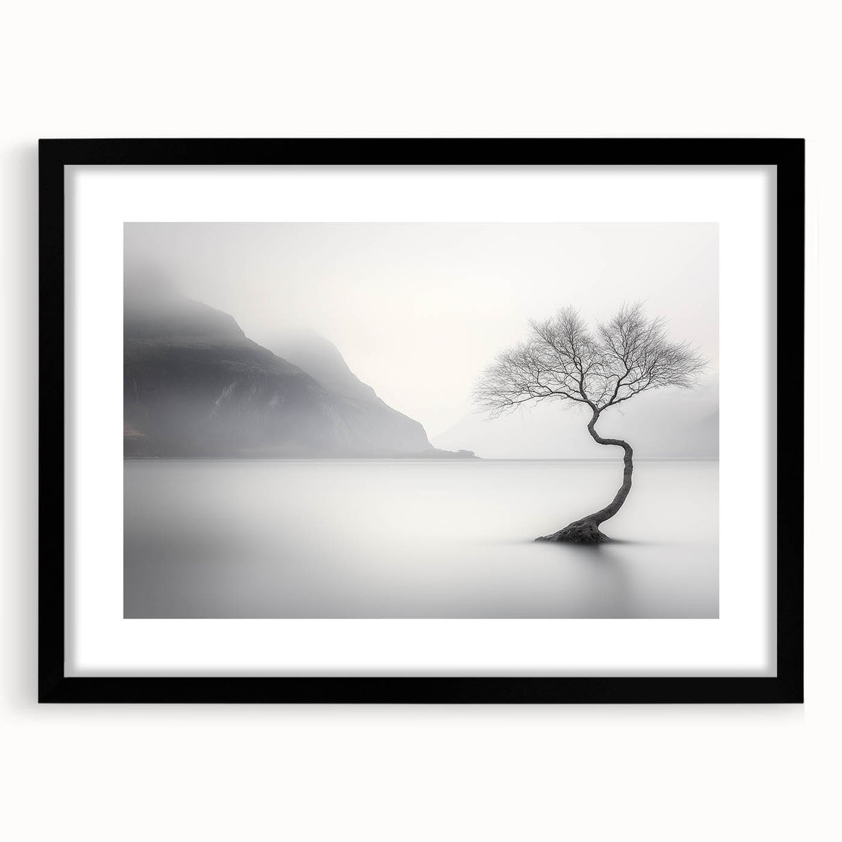 Misty Lake Serenity – Fine Art Photography Framed Prints