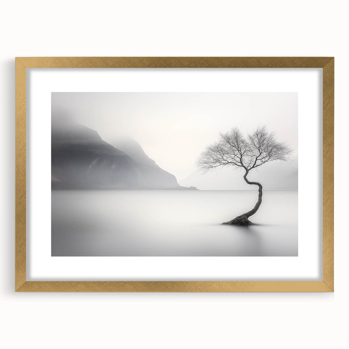 Misty Lake Serenity – Fine Art Photography Framed Prints