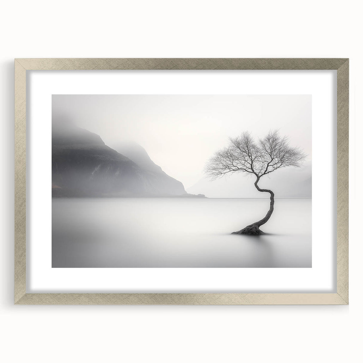 Misty Lake Serenity – Fine Art Photography Framed Prints