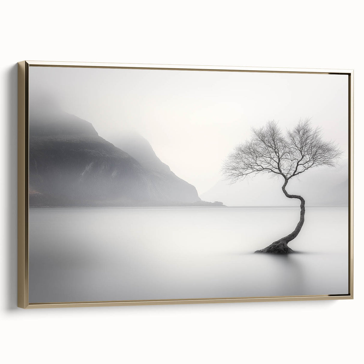 Misty Lake Serenity – Fine Art Photography Framed Prints
