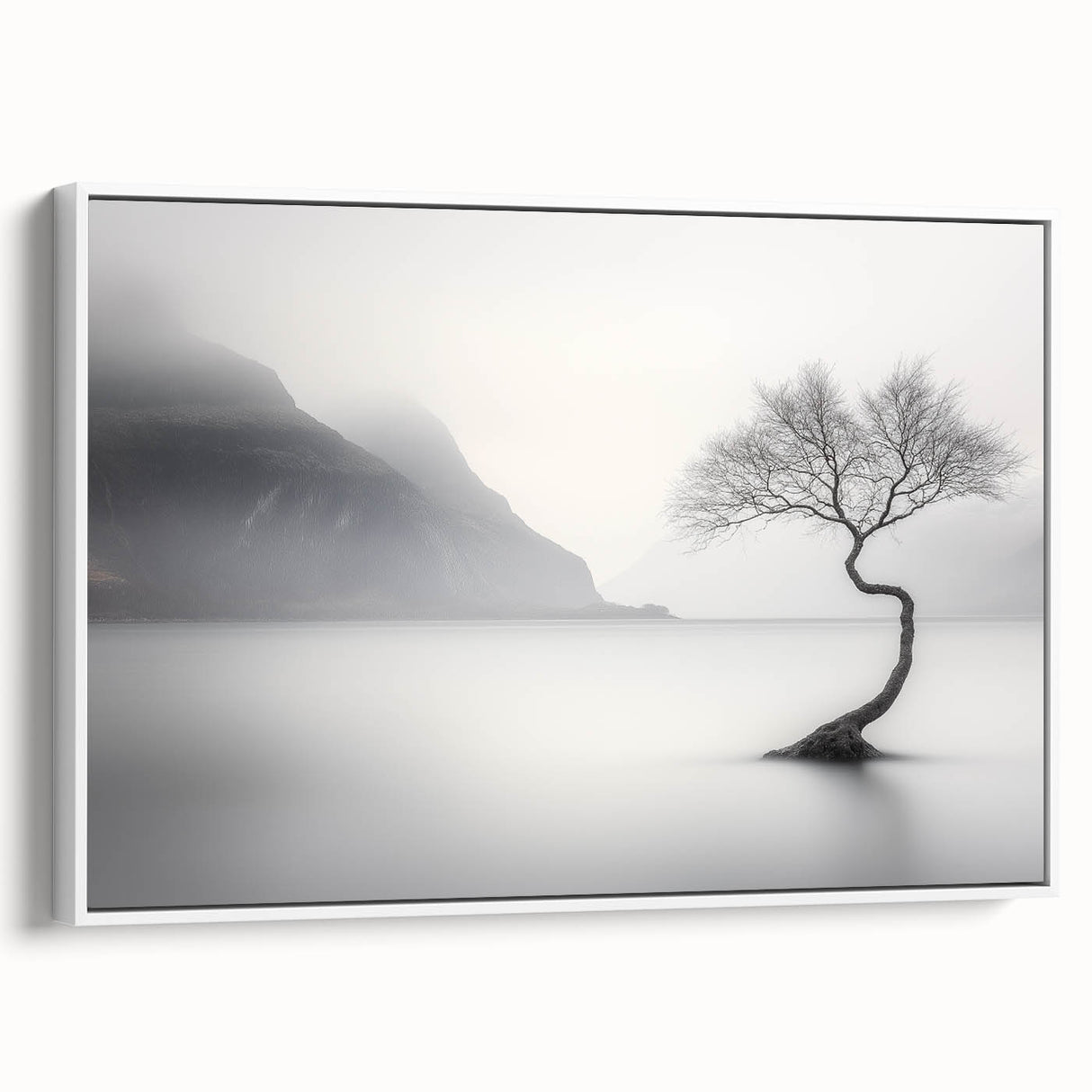 Misty Lake Serenity – Fine Art Photography Framed Prints