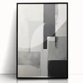 Earthen Harmony Abstracts – Black and Gray Modern Minimalist Art