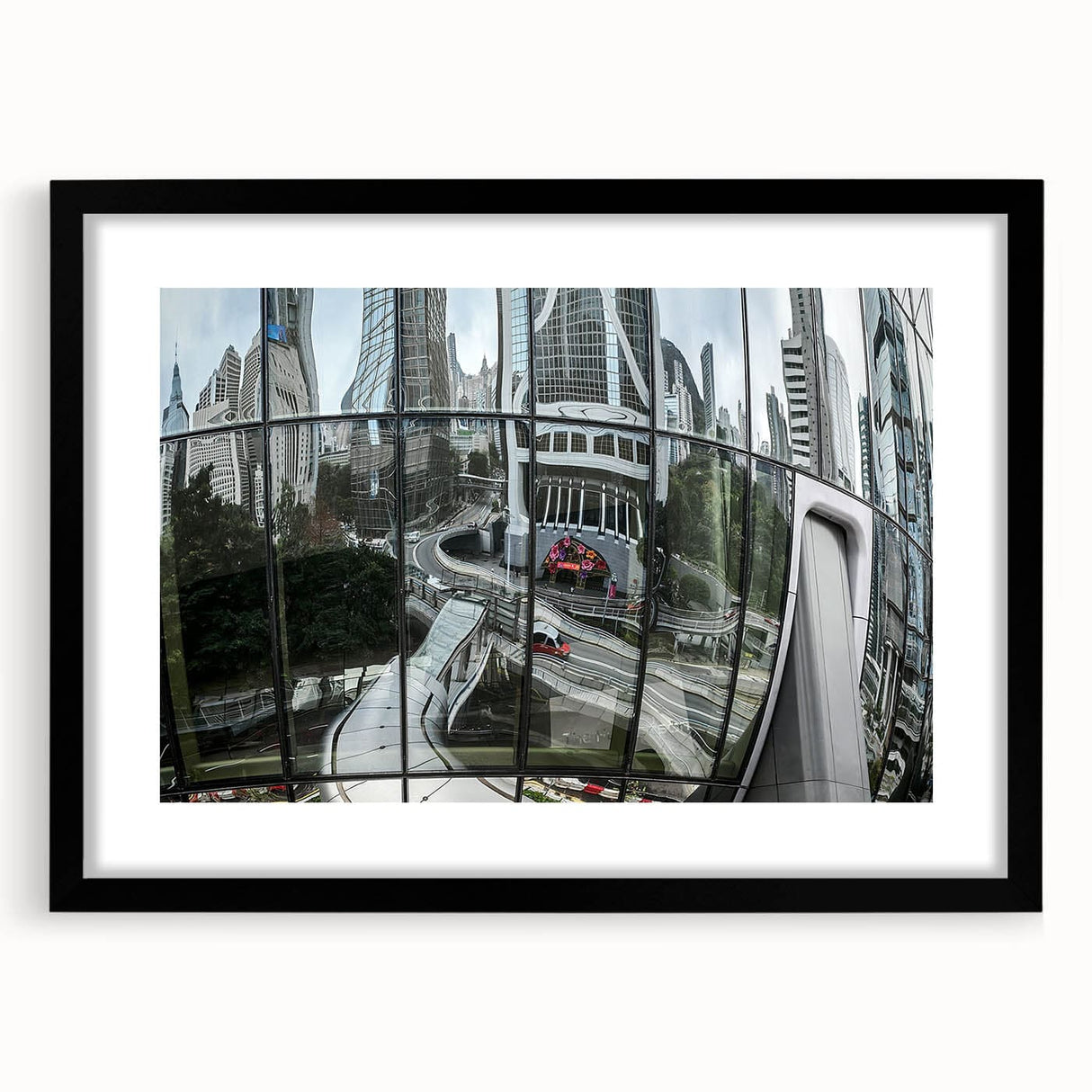 Cityscape Photography Prints – Urban Reflections Glass Skyline