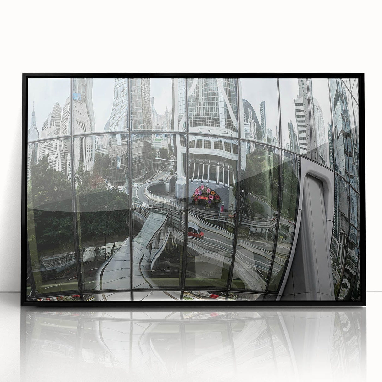 Cityscape Photography Prints – Urban Reflections Glass Skyline