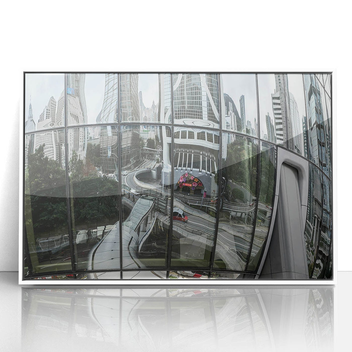 Cityscape Photography Prints – Urban Reflections Glass Skyline