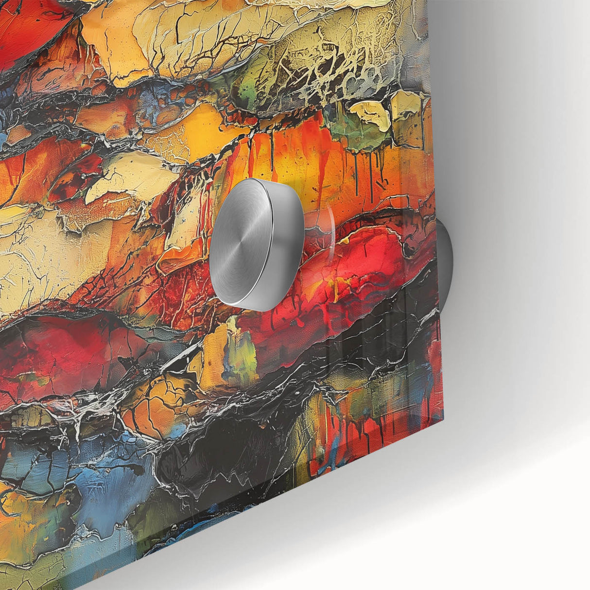 Molten Layers – Earthen Harmony Minimalist Wall Decor in Warm Tones