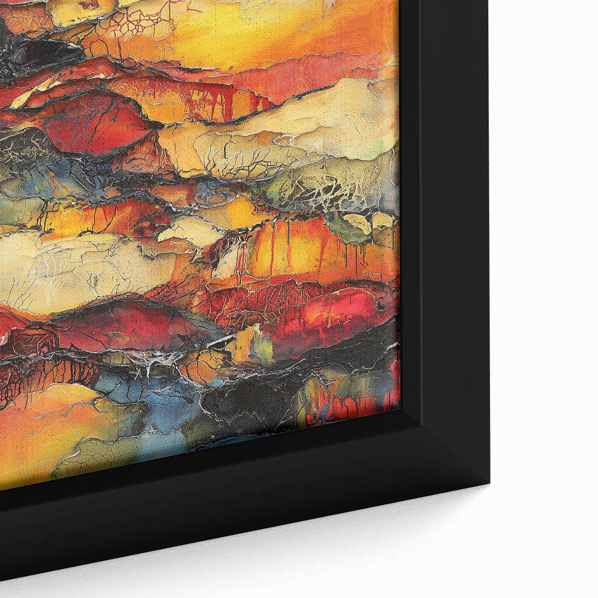 Molten Layers – Earthen Harmony Minimalist Wall Decor in Warm Tones