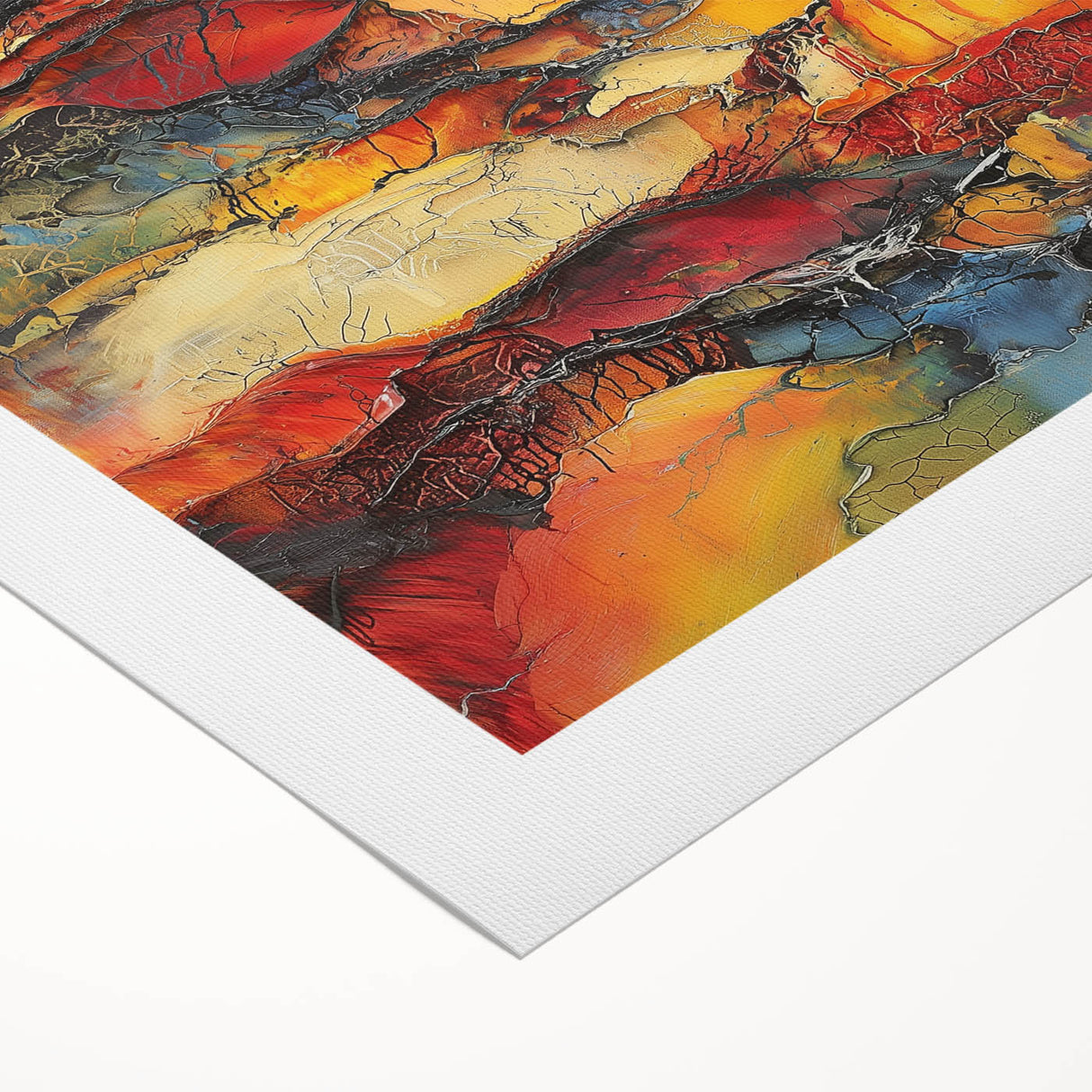 Molten Layers – Earthen Harmony Minimalist Wall Decor in Warm Tones