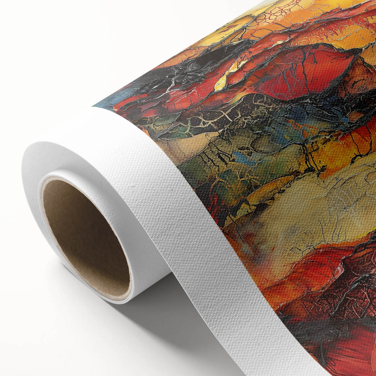 Molten Layers – Earthen Harmony Minimalist Wall Decor in Warm Tones