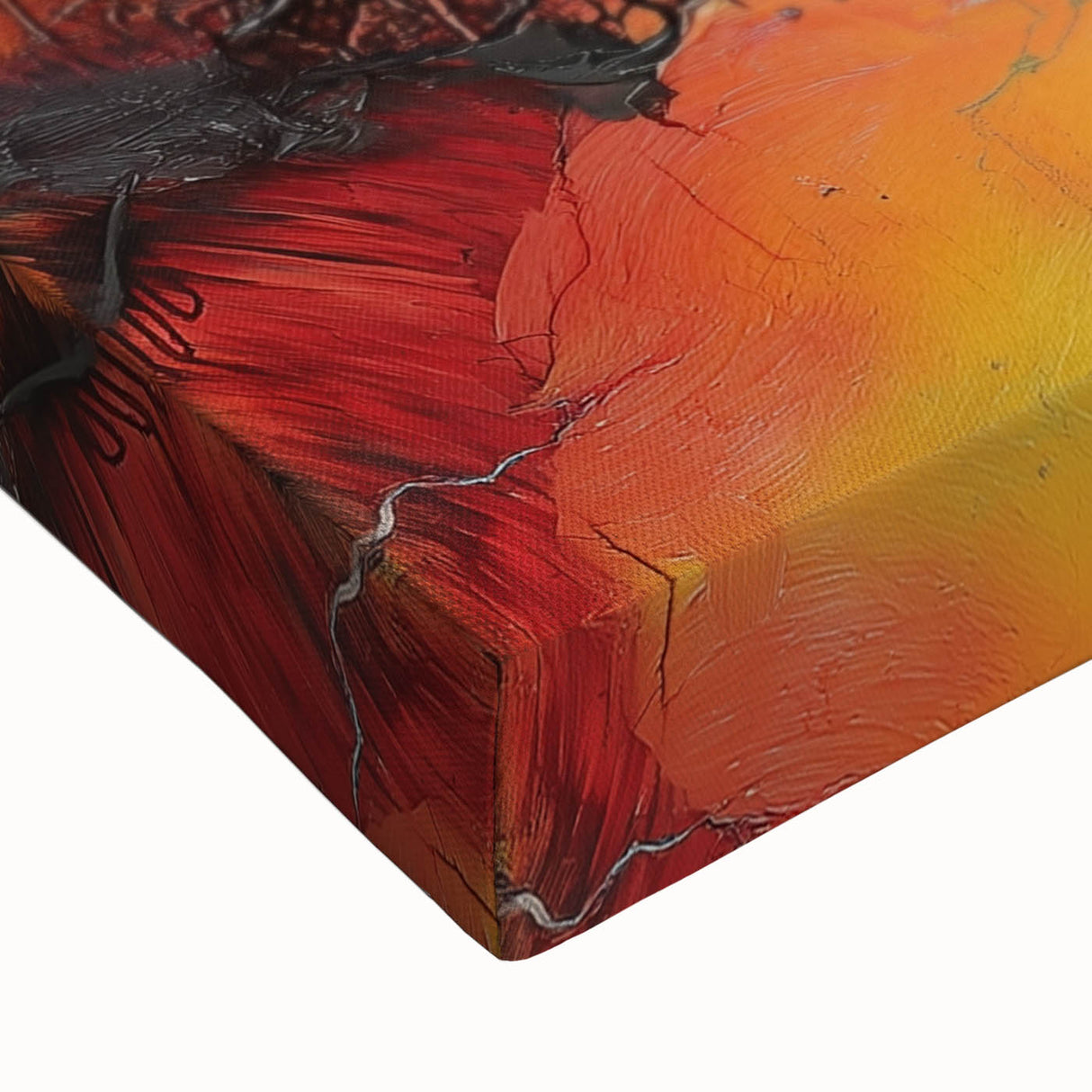 Molten Layers – Earthen Harmony Minimalist Wall Decor in Warm Tones
