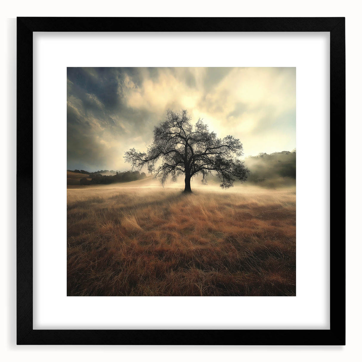Golden Horizon Tree – Fine Art Photography Canvas Prints