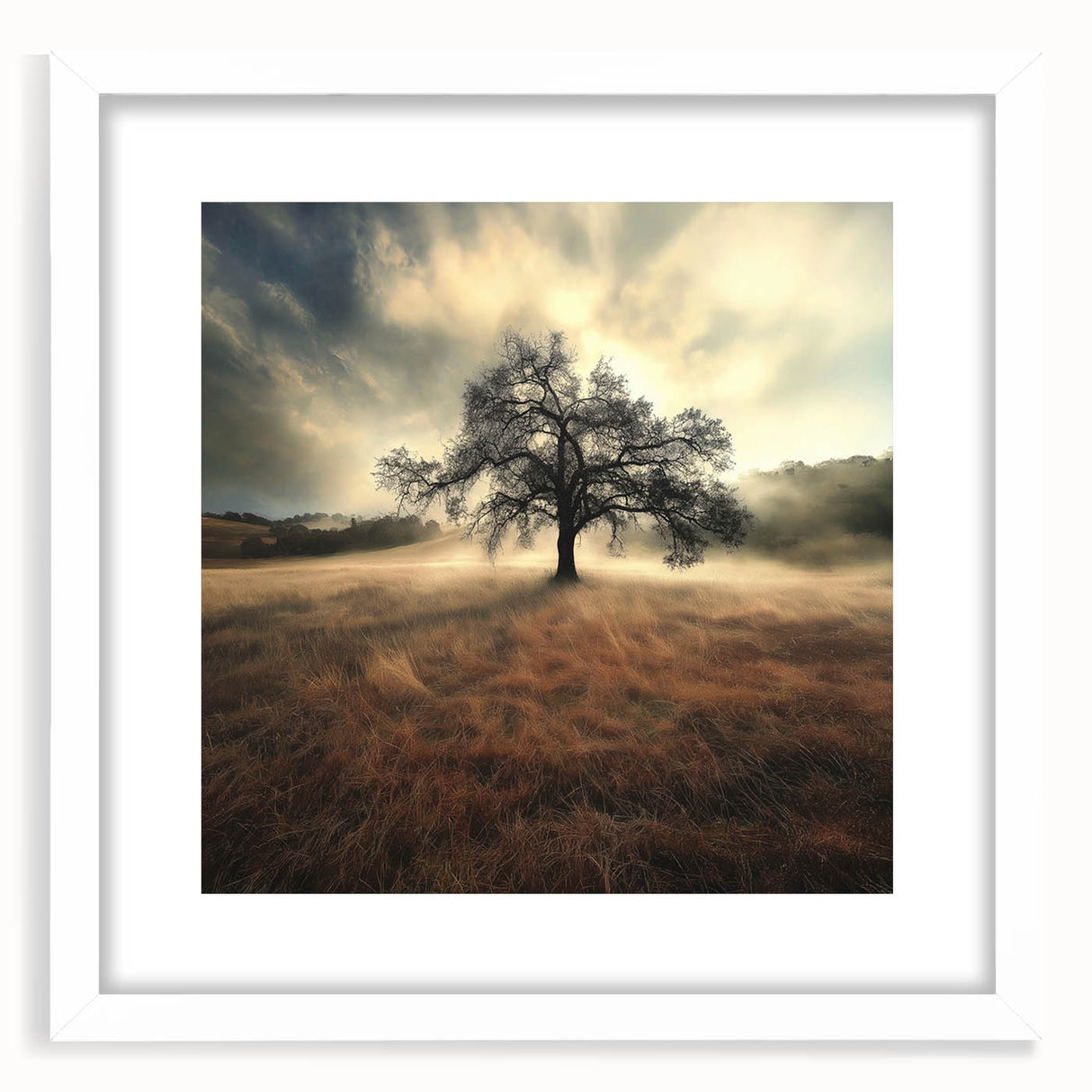 Golden Horizon Tree – Fine Art Photography Canvas Prints