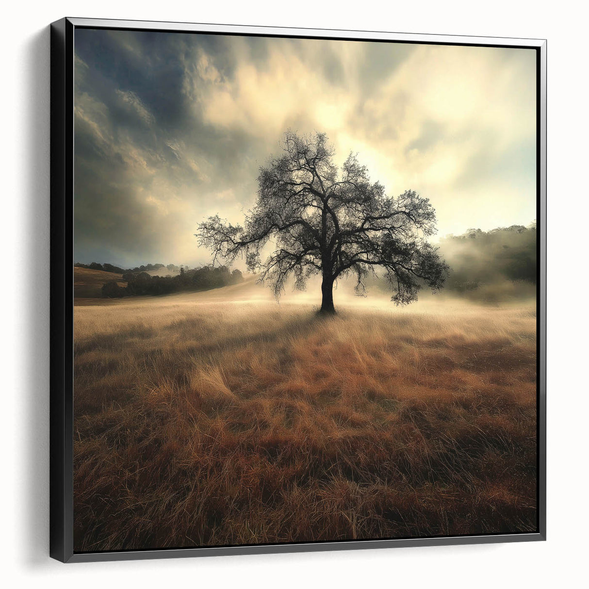 Golden Horizon Tree – Fine Art Photography Canvas Prints