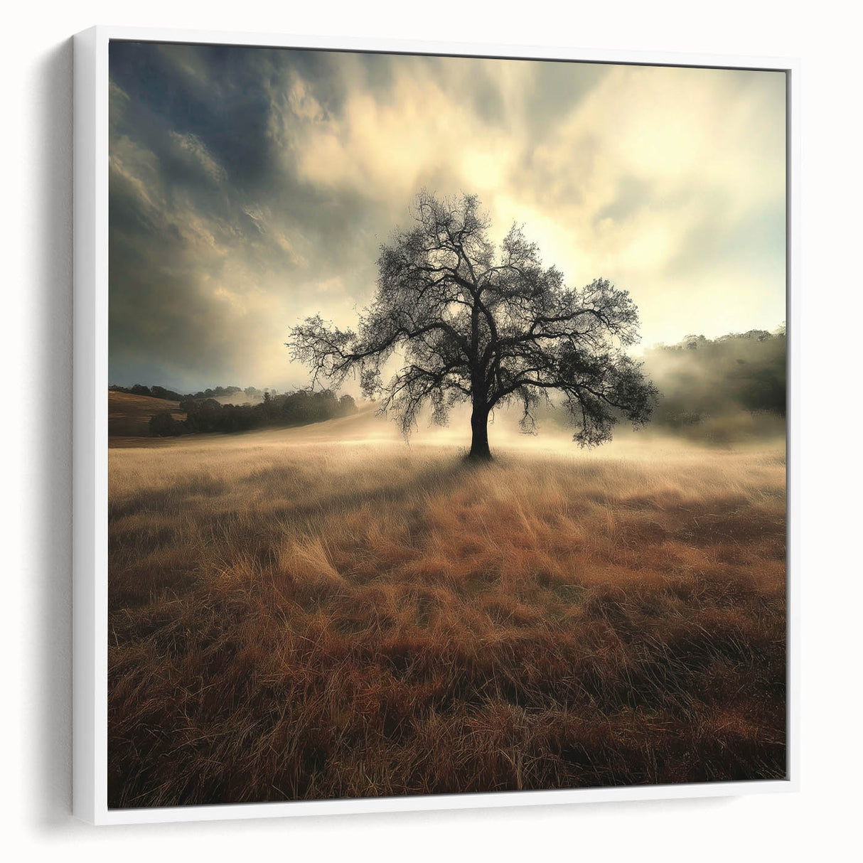 Golden Horizon Tree – Fine Art Photography Canvas Prints