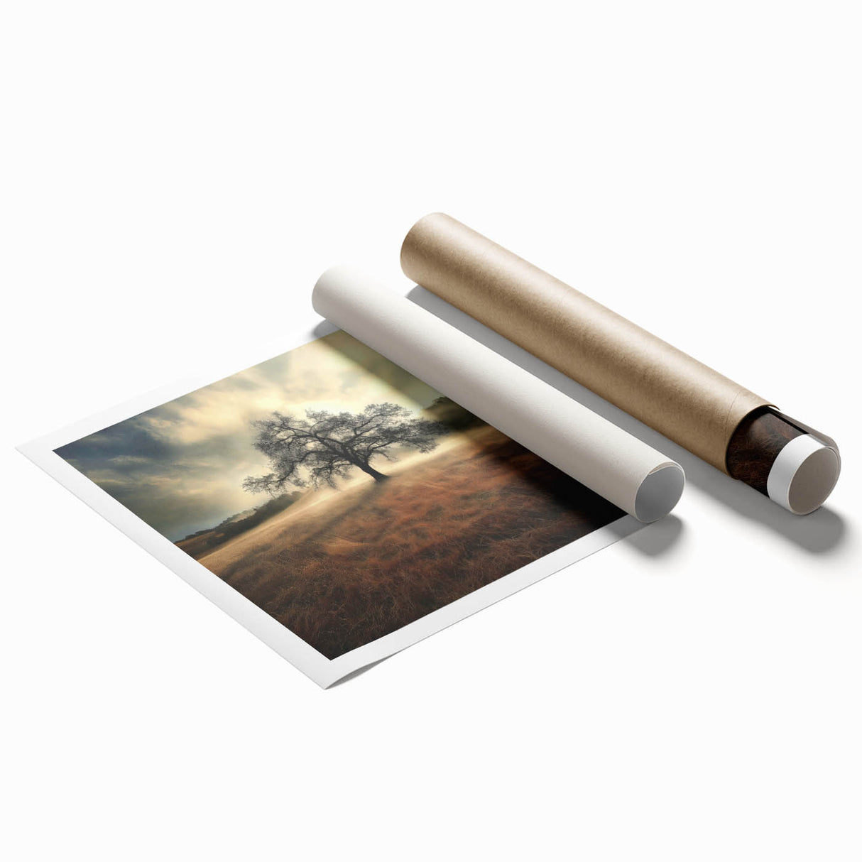 Golden Horizon Tree – Fine Art Photography Canvas Prints