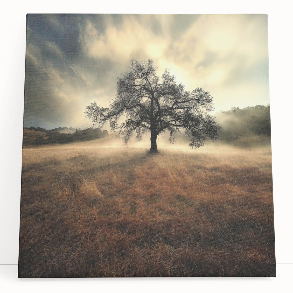 Golden Horizon Tree – Fine Art Photography Canvas Prints