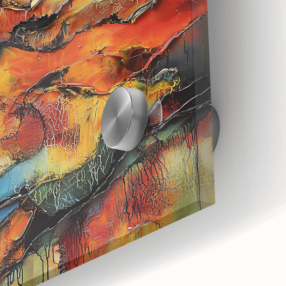 Fiery Horizon – Earthen Harmony Interior Design Art in Warm Hues