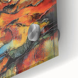Fiery Horizon – Earthen Harmony Interior Design Art in Warm Hues
