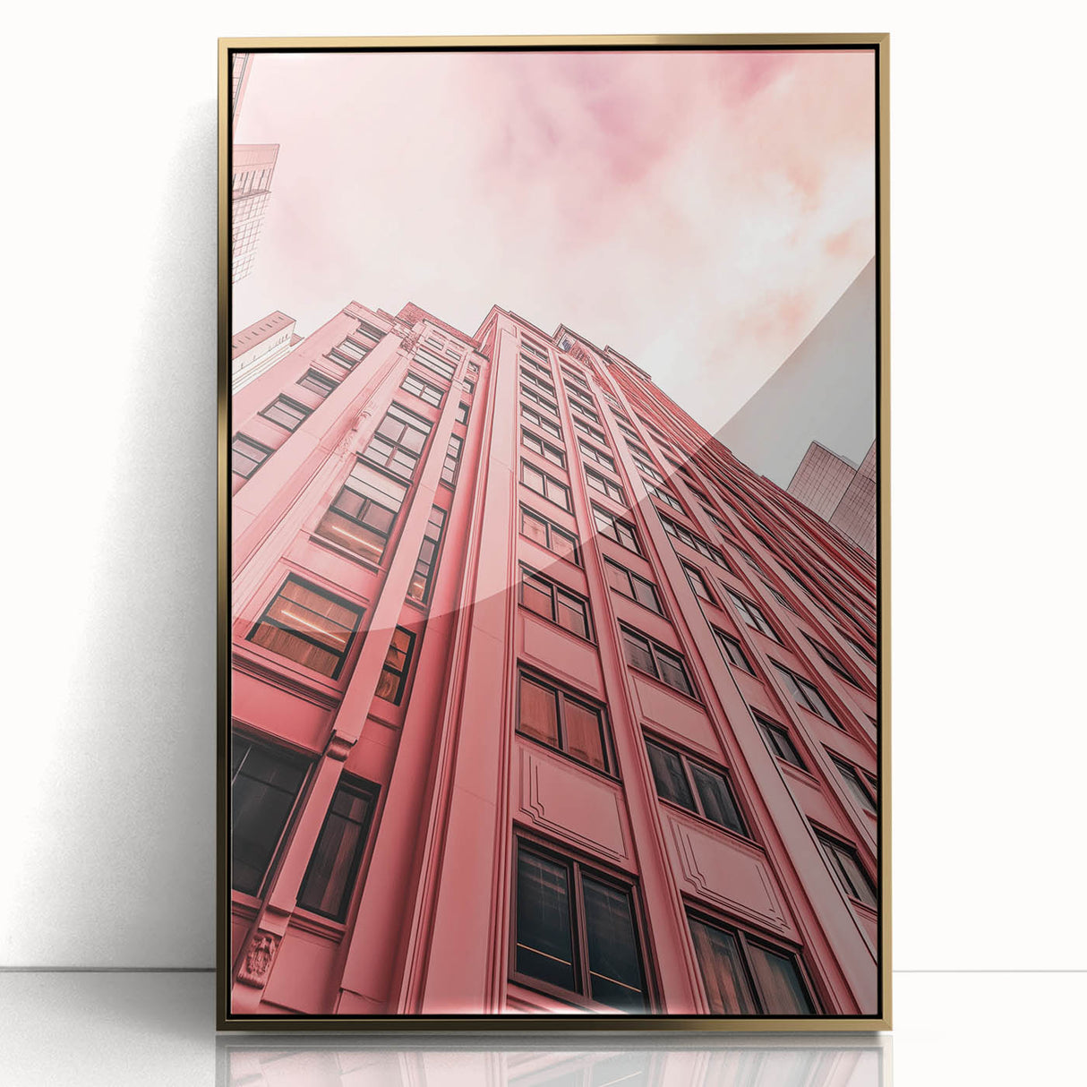 Modern Pink Architecture – Fine Art Photography Framed Prints