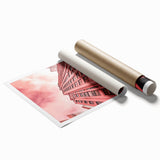 Modern Pink Architecture – Fine Art Photography Framed Prints