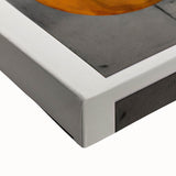 Modern Abstract Art – Gold and Black Geometric Canvas Wall Décor