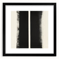 Minimalist Abstract Geometric Wall Art – Black & White Canvas Print