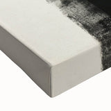 Minimalist Abstract Geometric Wall Art – Black & White Canvas Print
