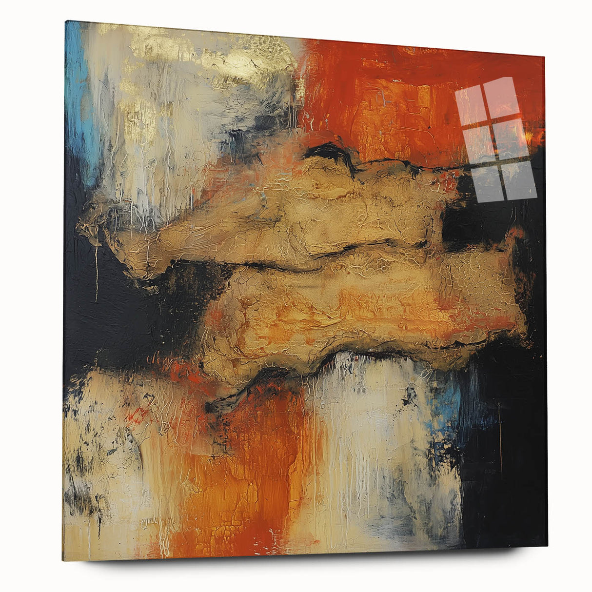 Contemporary Canvas Art – Textured Oil from Earthen Harmony
