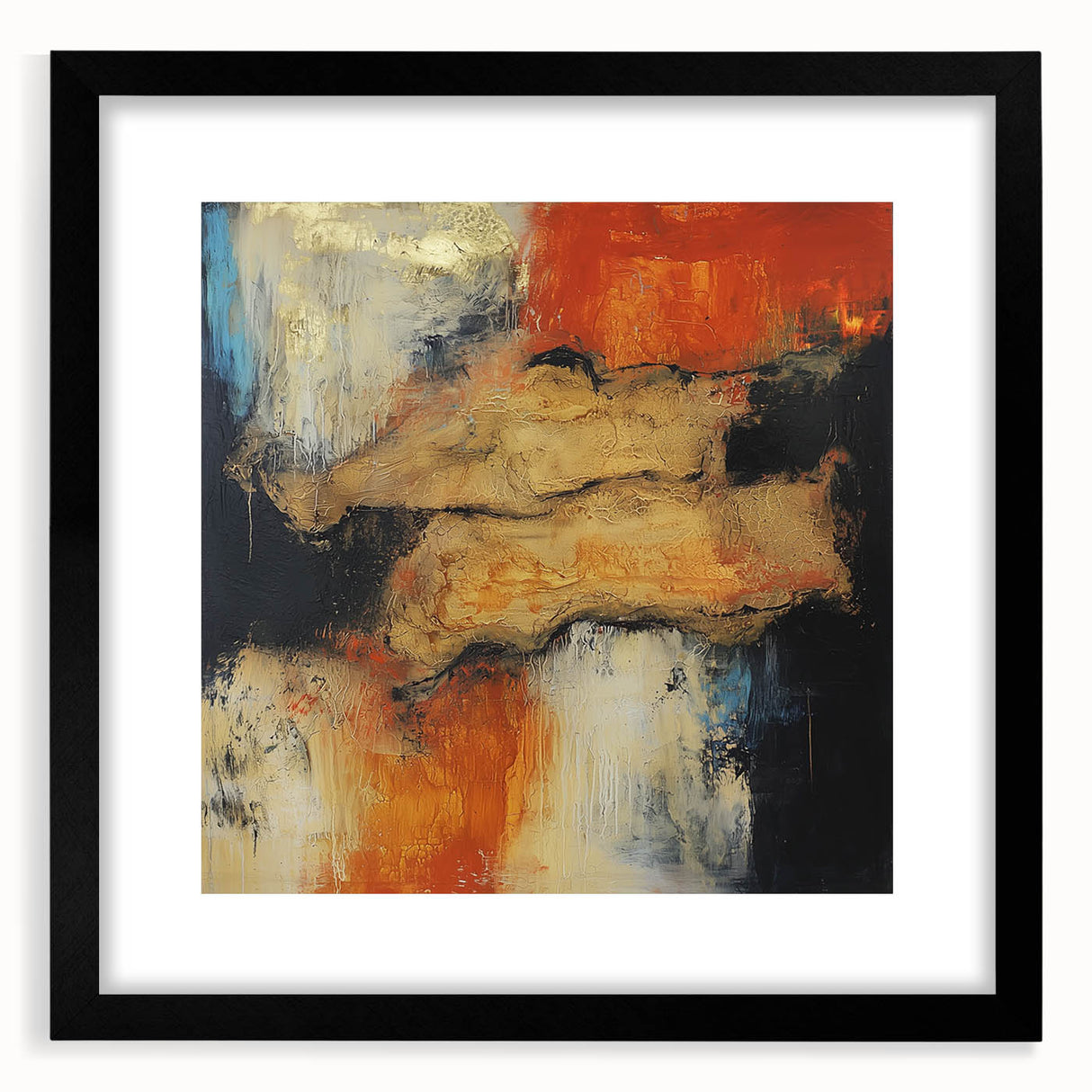 Contemporary Canvas Art – Textured Oil from Earthen Harmony