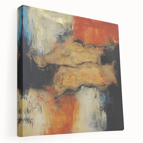 Contemporary Canvas Art – Textured Oil from Earthen Harmony