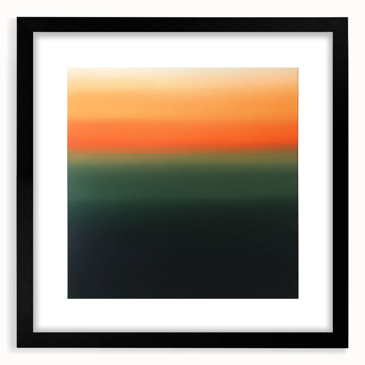Vibrant Abstract Geometric Wall Art – Modern Sunset Gradient Print