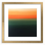 Vibrant Abstract Geometric Wall Art – Modern Sunset Gradient Print