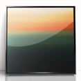 Vibrant Abstract Geometric Wall Art – Modern Sunset Gradient Print