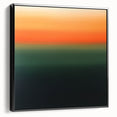 Vibrant Abstract Geometric Wall Art – Modern Sunset Gradient Print