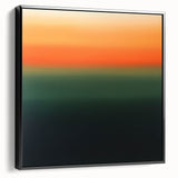 Vibrant Abstract Geometric Wall Art – Modern Sunset Gradient Print