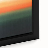 Vibrant Abstract Geometric Wall Art – Modern Sunset Gradient Print