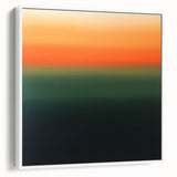 Vibrant Abstract Geometric Wall Art – Modern Sunset Gradient Print