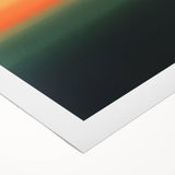 Vibrant Abstract Geometric Wall Art – Modern Sunset Gradient Print