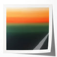 Vibrant Abstract Geometric Wall Art – Modern Sunset Gradient Print