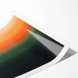 Vibrant Abstract Geometric Wall Art – Modern Sunset Gradient Print