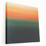 Vibrant Abstract Geometric Wall Art – Modern Sunset Gradient Print
