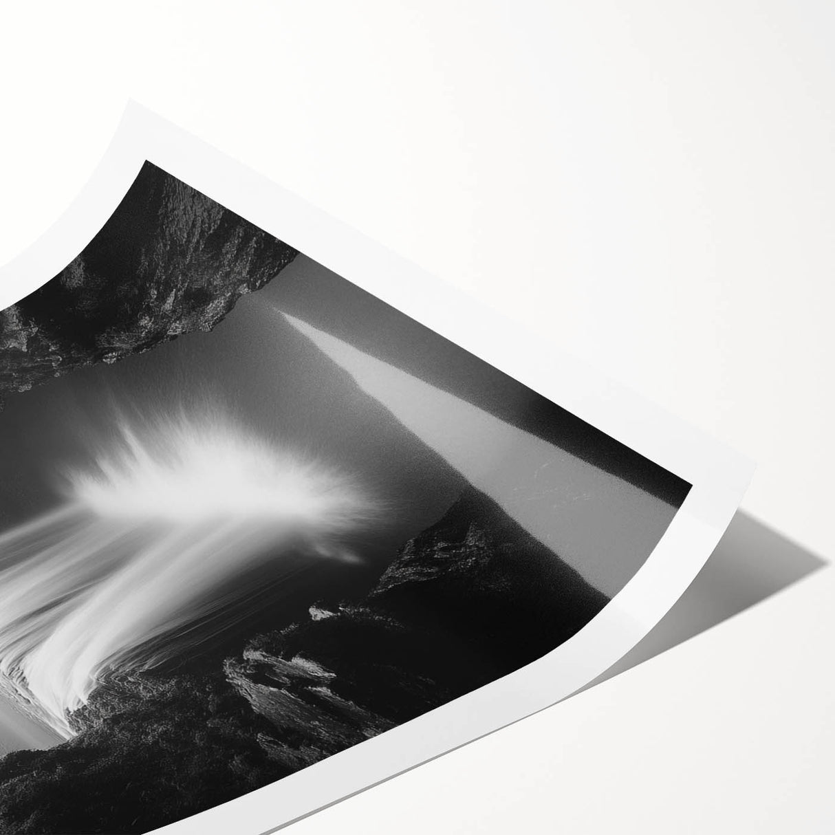 Misty Waterfall Canyon – Fine Art Photography Framed Prints
