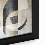 Modern Abstract Geometric Wall Art – Neutral Minimalist Canvas