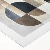 Modern Abstract Geometric Wall Art – Neutral Minimalist Canvas