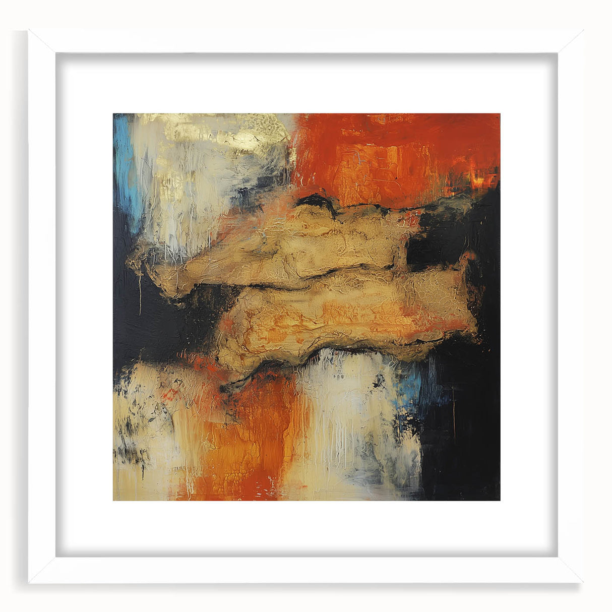 Minimalist Wall Decor – Bold Earth Abstract from Harmony Collection