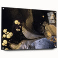 Fluid Acrylic Wall Decor – Black & Gold Luxury Abstract