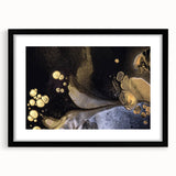 Fluid Acrylic Wall Decor – Black & Gold Luxury Abstract