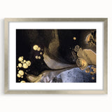 Fluid Acrylic Wall Decor – Black & Gold Luxury Abstract