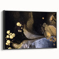 Fluid Acrylic Wall Decor – Black & Gold Luxury Abstract